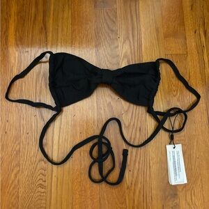 Montce Black Bikini Top with Adjustable Straps